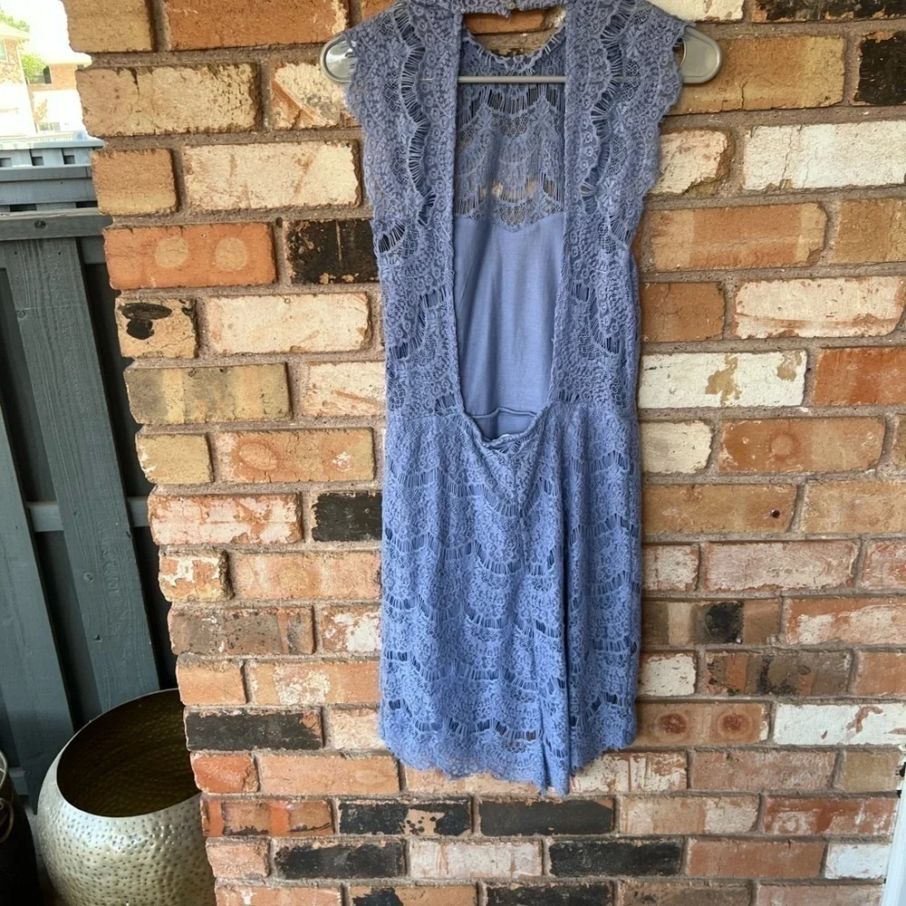 NWT Intimately Free People Daydream Lace dress in lavender - Picture 6 of 10